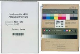 Entnazifizierung Peter Essers , geb. 19.11.1895 (Handelsvertreter)