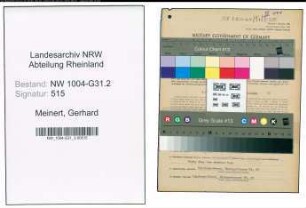 Entnazifizierung Gerhard Meinert , geb. 19.10.1883 (Trinkhallenbesitzer)