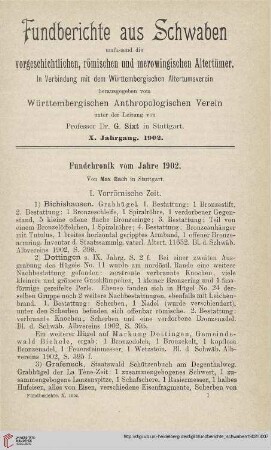 10: Fundchronik vom Jahre 1902