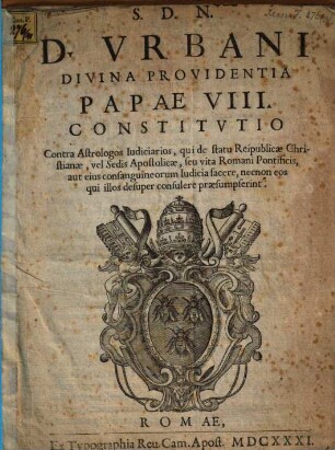 Constitutio contra astrologos iudiciarios