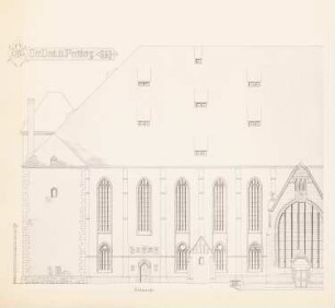 Freiberger Dom: Ansicht Südseite