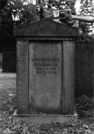 Grabstein 1904 [Hahn S. 189 Grab-Nr. 2763]