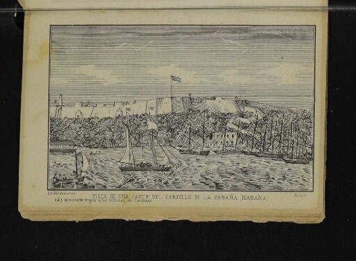 Vista de una parte del Castillo de la Cabaña (Habana)