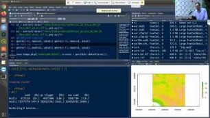 Step-by-step tutorial to optimization of geocomputing (tiling and parallelization) with R