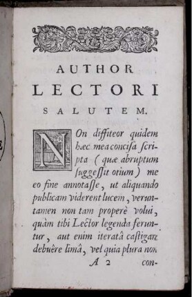 Author Lectori Salutem