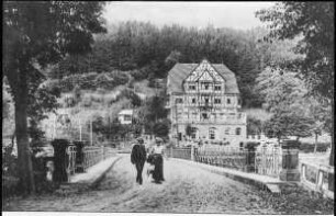 Ausflugslokal (Ausflugslokal, Fachwerk); Frankenberg, Goßbergstraße 1