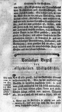 Vorlaeufiger Begriff der allgemeinen Weltgeschichte