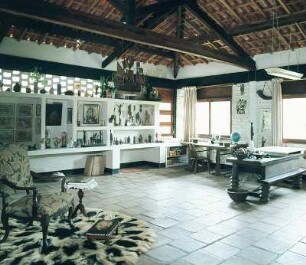 Brasilien. Salvador (Bahia). Atelier und Werkstatt des Malers und Druckgraphikers Hansen-Bahia (1915-1978)