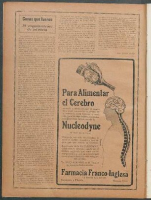 El esquilamiento de un poeta : Cosas que fueron