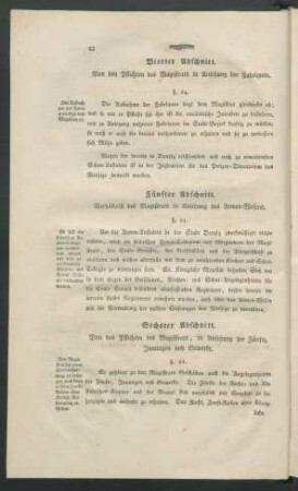 Vierter Abschnitt. Von den Pflichten des Magistrats in Ansehung der Fabriquen.