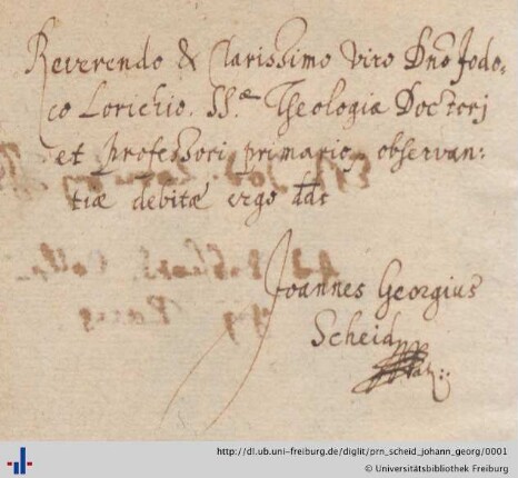 Notiz (Aus: UB Freiburg, G 4662,m)