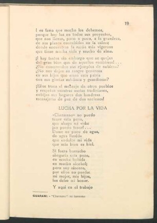 Lucha por la vida