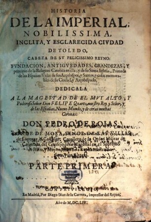 Historia de la ... ciudad de Toledo, 1