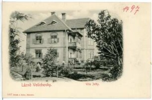 Lazne Velichovky. Villa Jetty