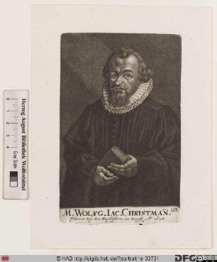 Bildnis Wolfgang Jacob Christmann