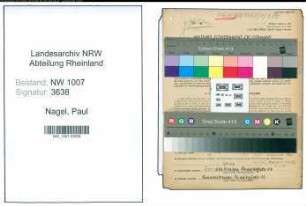 Entnazifizierung Paul Nagel , geb. 06.06.1896 (Landwirt)