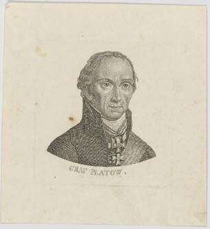 Bildnis des Graf Platow