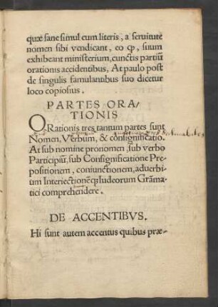 Partes Oratiionis
