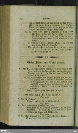 Einige Zusätze und Berichtigungen