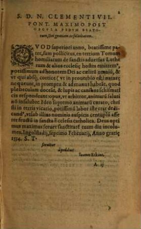 Homiliarvm Doctissimi Viri Ioannis Eckii, Adversvs Qvoscvnqve Nostri Temporis Haereticos ... Tomvs ..., 3. Tomvs ... Qvi Est Pecvliariter De Sanctis ...