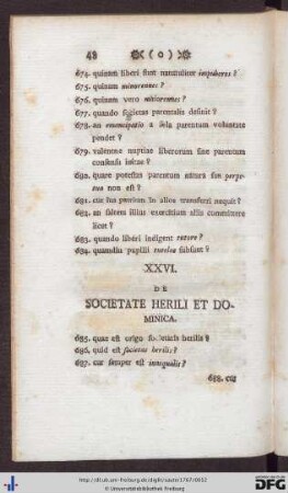 XXVI - XXVIII.