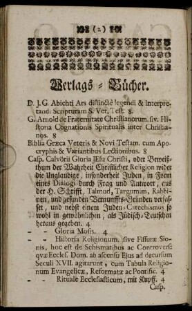 Verlags-Bücher.