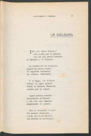 La soledad