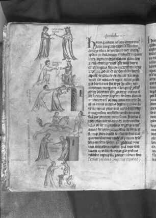 Kunigundenpassional / Textus de Christi passione / Passionale quod dicitur Cunegundis abbatissae — Parabel um eine Königin, Folio 3v