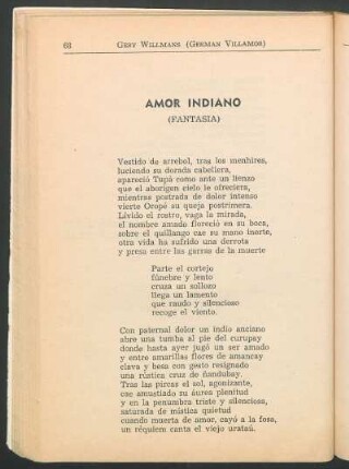 Amor indiano : (Fantasía)