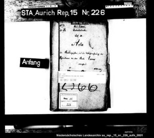 Der Schreibdienst bei dem Amt Esens