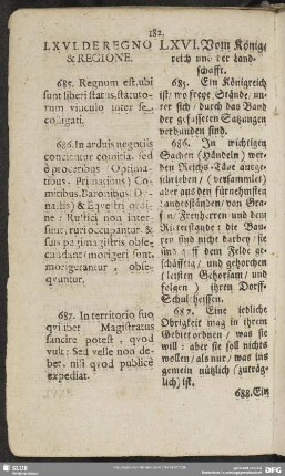 LXVI. De Regno & Regione