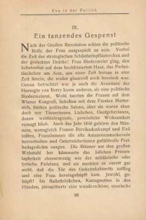 IX. Ein tanzendes Gespenst