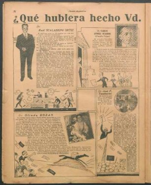 ¿Qué hubiera hecho Vd. con los dos millones?
