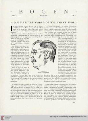 4: H.G. Wells: The world of William Clissold