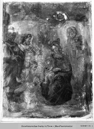 Die Anbetung des Christuskindes - Madonna del Rosario