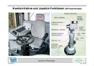 Komfort-Kabine und Joystick-Funktionen (SF-Kartoffelroder)