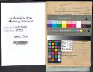Entnazifizierung Otto Weise , geb. 07.03.1910 (Syndikus)