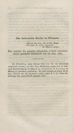 140 Die lutherische Kirche in Preussen
