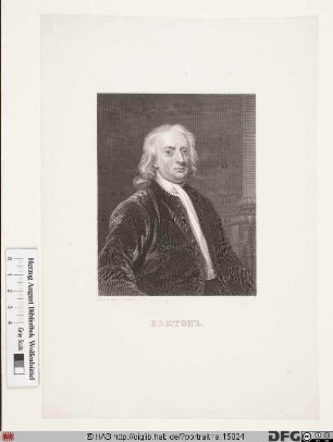 Bildnis Isaac Newton (1705 Sir)