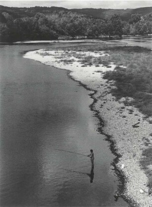Angler an der Dordogne bei Souilac