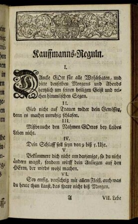 Kauffmanns-Reguln.