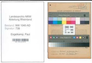 Entnazifizierung Paul Engelkamp , geb. 12.01.1897 (Kinobesitzer)