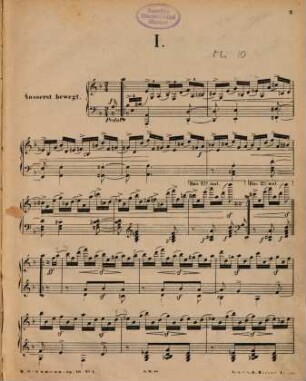 Kreisleriana : Fantasien für d. Pianoforte ; op. 16
