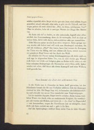 Nun kommt die Zeit der schlimmen Not