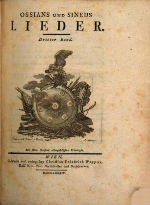 Ossians und Sineds Lieder, 3