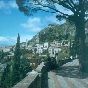 Sizilien. Taormina. Stadtpark (Giardino Pubblico)