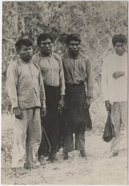 Guató men from the Caracara River