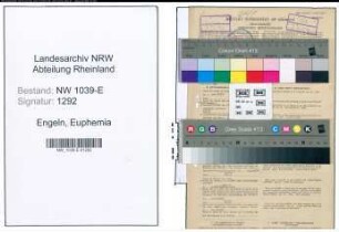 Entnazifizierung Euphemia Engeln , geb. 03.07.1911 (Amtsangestellte)