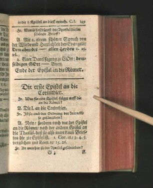 Die erste Epistel an die Corinthier.