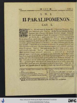 II. Paralipomenon.